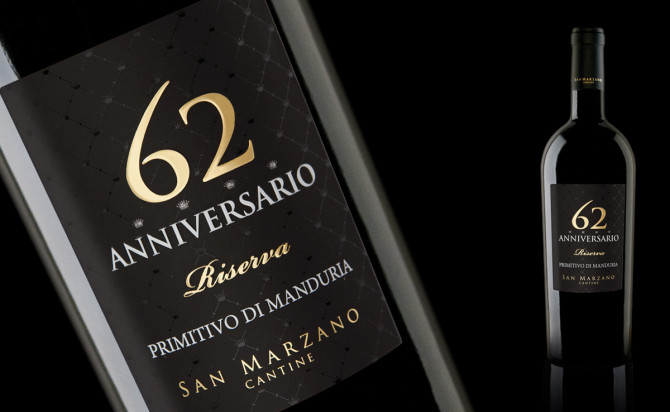 Rượu vang Ý 62 Anniversario Primitivo di Manduria
