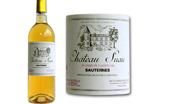 Rượu vang Château Suau Sauternes Grand Cru Classé 2014