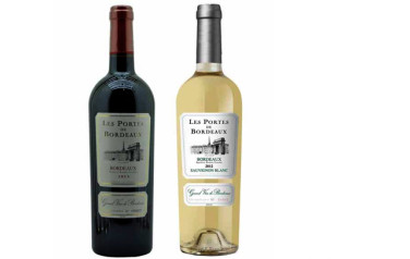 Rượu vang Les Portes de Bordeaux 2016 (Đỏ – Trắng)
