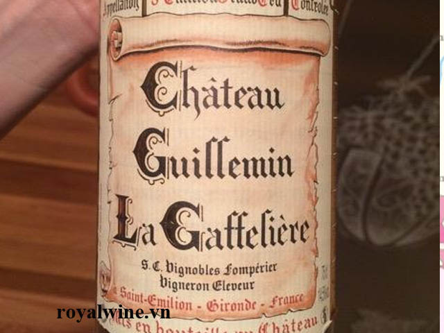 Rượu vang Château Guillemin La Gaffelière Grand Cru 2014