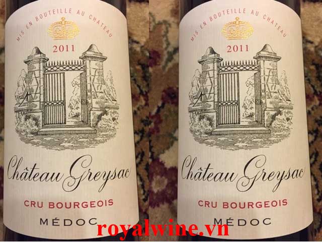 Rượu vang Chateau Greysac 2011