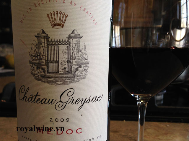 Rượu vang Chateau Greysac 2014