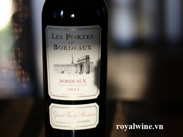 Rượu vang Les Portes de Bordeaux 2016