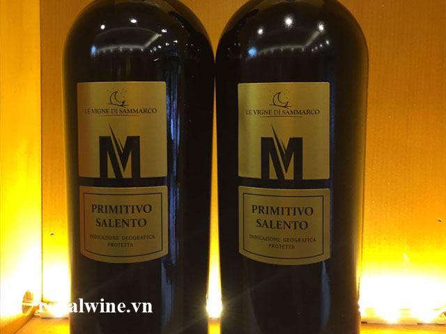 Rượu vang M Primitivo Salento