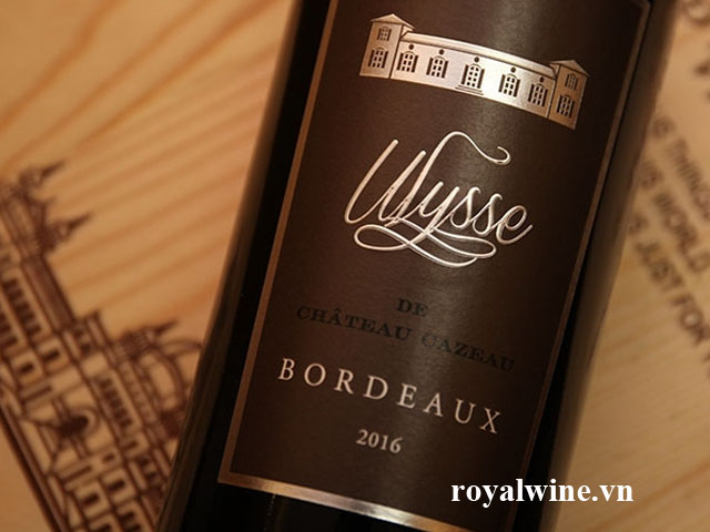 Rượu vang Vin De Bordeaux Ulysse Bordeaux